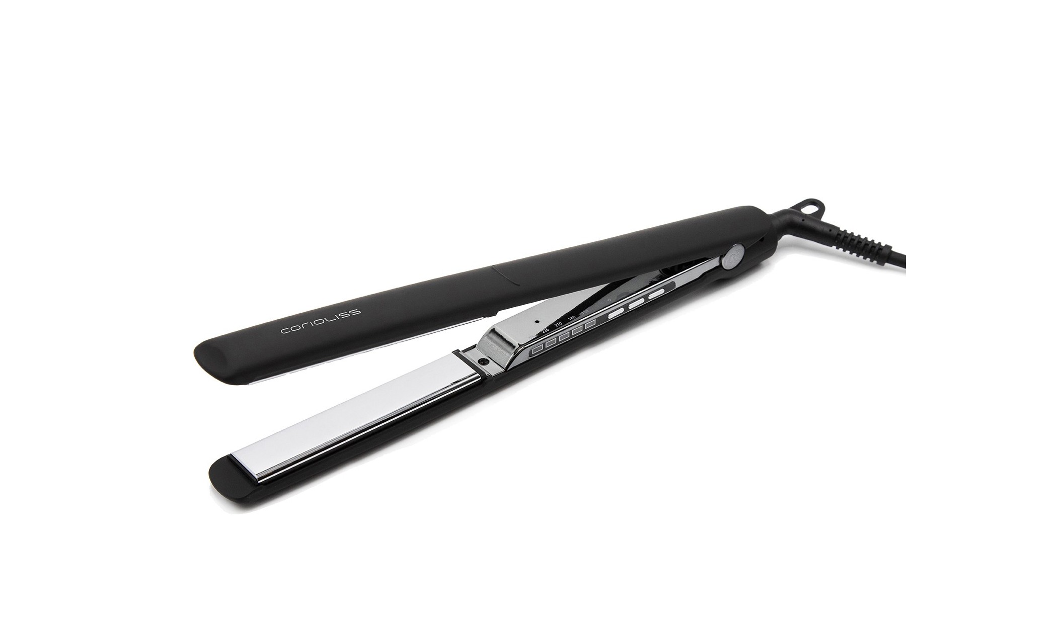 Plancha de Pelo Corioliss C3 Dark Collection Black Soft Touch Silver